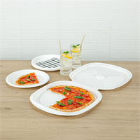 Pizza Box Clamshell from DisposablesInc.com. The best import service in China. Import your disposable items and products from us.